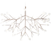 Copper Heracleum III suspended lighting fixture by Moooi, showcasing a modern, artistic design with multiple branching lights.