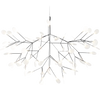 Small Heracleum III suspended lighting fixture by Moooi, featuring copper finish and intricate design, ideal for modern interiors.