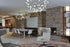 Small copper Heracleum III suspended lighting by Moooi, featuring intricate organic design and multiple light stems.