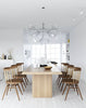 Small Heracleum III suspended lighting fixture by Moooi with copper finish, showcasing intricate design and modern elegance.