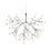 Small copper Heracleum III suspended lighting fixture by Moooi with intricate, branching design and modern aesthetic.