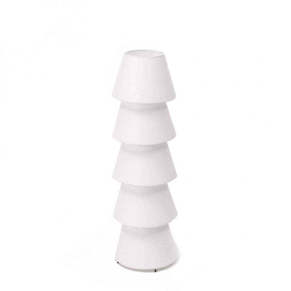 Set Up Shades 5 Floor Lamp by Moooi showcasing its modern design with five colorful fabric lampshades on a sleek stand.