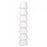Set Up Shades 6 floor lamp by Moooi featuring six adjustable fabric shades and modern lighting design.