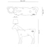 Moooi Horse Floor Lamp featuring a sculptural horse-shaped lighting fixture in a modern living space.
