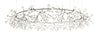 Copper Heracleum III The Big O lighting fixture by Moooi, featuring a modern, sculptural design with multiple branches and light bulbs.