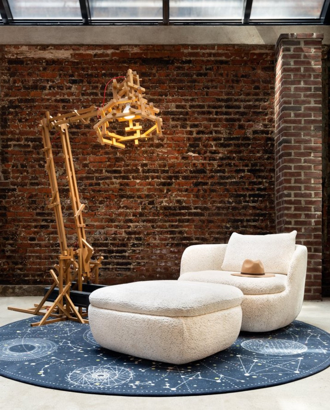 Bart Pouf & Footstool by Moooi