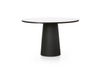 White Moooi Container Table Foot, a modern table leg with a sleek design, made for Moooi tables and furniture.