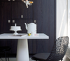 White Moooi Container Table Foot, a stylish table leg with a modern design, showcased in a close-up view.