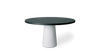 White Container Table Foot by Moooi, a sleek, modern table leg with a minimalist design, perfect for contemporary furniture.