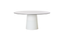White Container Table Foot by Moooi, a modern table component with a sleek, minimalist design and sturdy metal construction.