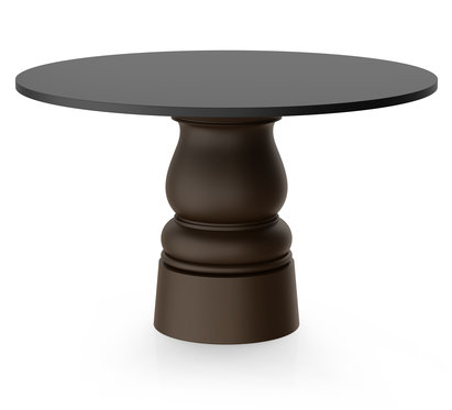 Black Moooi New Antiques container table foot, a stylish and modern table base with a sleek design and sturdy construction.