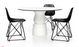 Black Moooi New Antiques Container Table Foot, a modern table leg with a vintage-inspired design, made by Moooi.