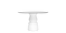 Black Moooi New Antiques Container Table Foot, a modern table leg with industrial design, shown in close-up detail.