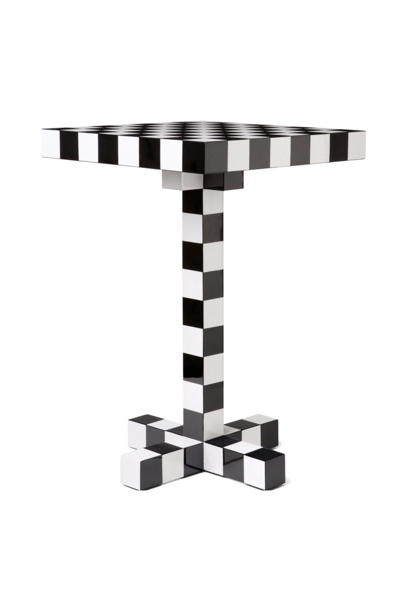 Chess table by Moooi featuring a sleek, modern design with a checkered black and white surface for elegant gameplay.