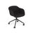 Base pivotante de fauteuil en fibre avec. Roulettes – Shell par Muuto