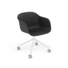 Base pivotante de fauteuil en fibre avec. Roulettes – Shell par Muuto