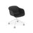 Base pivotante de fauteuil en fibre avec. Roulettes – Shell par Muuto