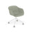 Base pivotante de fauteuil en fibre avec. Roulettes – Shell par Muuto