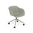 Base pivotante de fauteuil en fibre avec. Roulettes – Shell par Muuto