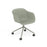 Base pivotante de fauteuil en fibre avec. Roulettes – Shell par Muuto