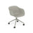 Base pivotante de fauteuil en fibre avec. Roulettes – Shell par Muuto