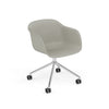 Base pivotante de fauteuil en fibre avec. Roulettes – Shell par Muuto
