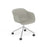 Base pivotante de fauteuil en fibre avec. Roulettes – Shell par Muuto