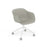 Base pivotante de fauteuil en fibre avec. Roulettes – Shell par Muuto
