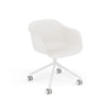 Base pivotante de fauteuil en fibre avec. Roulettes – Shell par Muuto
