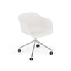 Base pivotante de fauteuil en fibre avec. Roulettes – Shell par Muuto