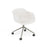 Base pivotante de fauteuil en fibre avec. Roulettes – Shell par Muuto