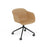 Base pivotante de fauteuil en fibre avec. Roulettes – Shell par Muuto