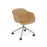 Base pivotante de fauteuil en fibre avec. Roulettes – Shell par Muuto