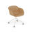 Base pivotante de fauteuil en fibre avec. Roulettes – Shell par Muuto