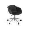 Base pivotante de fauteuil en fibre avec. Vérin à gaz et roulettes – Shell par Muuto