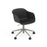 Base pivotante de fauteuil en fibre avec. Vérin à gaz et roulettes – Shell par Muuto