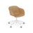 Base pivotante de fauteuil en fibre avec. Vérin à gaz et roulettes – Shell par Muuto