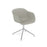 Base pivotante de fauteuil en fibre avec. Retour – Shell par Muuto