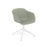 Base pivotante de fauteuil en fibre avec. Retour – Shell par Muuto