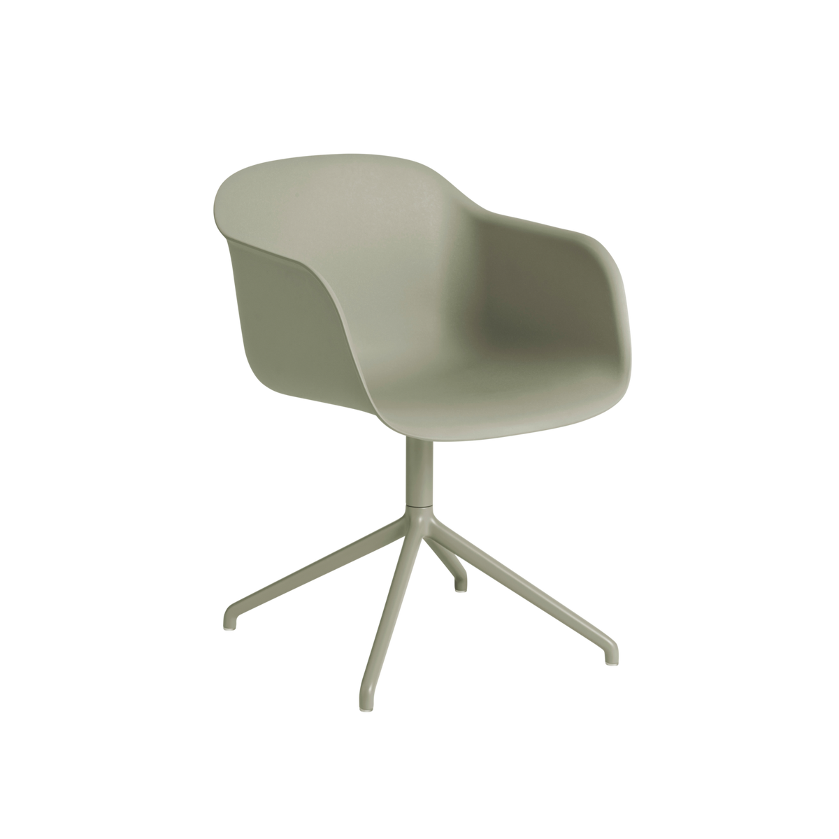 Base pivotante de fauteuil en fibre avec. Retour – Shell par Muuto