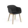 Fauteuil Fiber Base Bois – Shell par Muuto