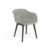 Fauteuil Fiber Base Bois – Shell par Muuto