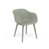 Fauteuil Fiber Base Bois – Shell par Muuto