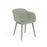 Fauteuil Fiber Base Bois – Shell par Muuto