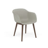 Fauteuil Fiber Base Bois – Shell par Muuto