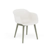 Fauteuil Fiber Base Bois – Shell par Muuto