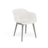 Fauteuil Fiber Base Bois – Shell par Muuto