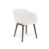 Fauteuil Fiber Base Bois – Shell par Muuto