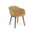 Fauteuil Fiber Base Bois – Shell par Muuto