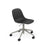 Fiber Side Chair Swivel Base w. Gas Lift & Castors – Shell by Muuto